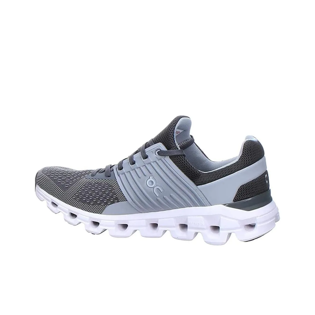 On Cloudswift Амортизация Износостойкие Низкие Кроссовки для Бега Мужские Серые