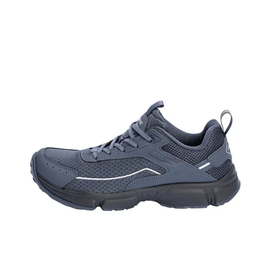 TOREAD Slip Resistant, Abrasion Resistant, Breathable Low Top Hiking Shoes Men's Blue