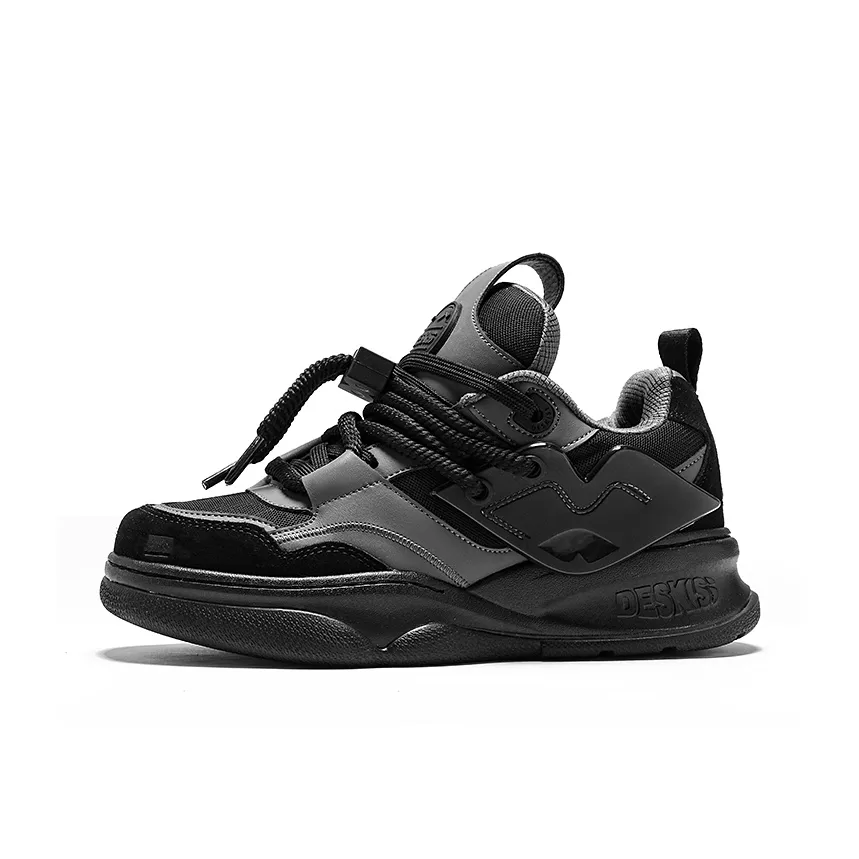 DESKISS Dailun 'Lip-Reading Age' 1.0 Low-Top Skateboard Shoes Men's Faded Black