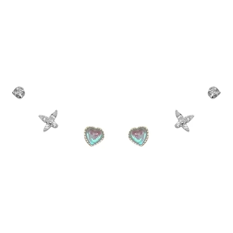 Asia Star Сплав Серьги-гвоздики Женские