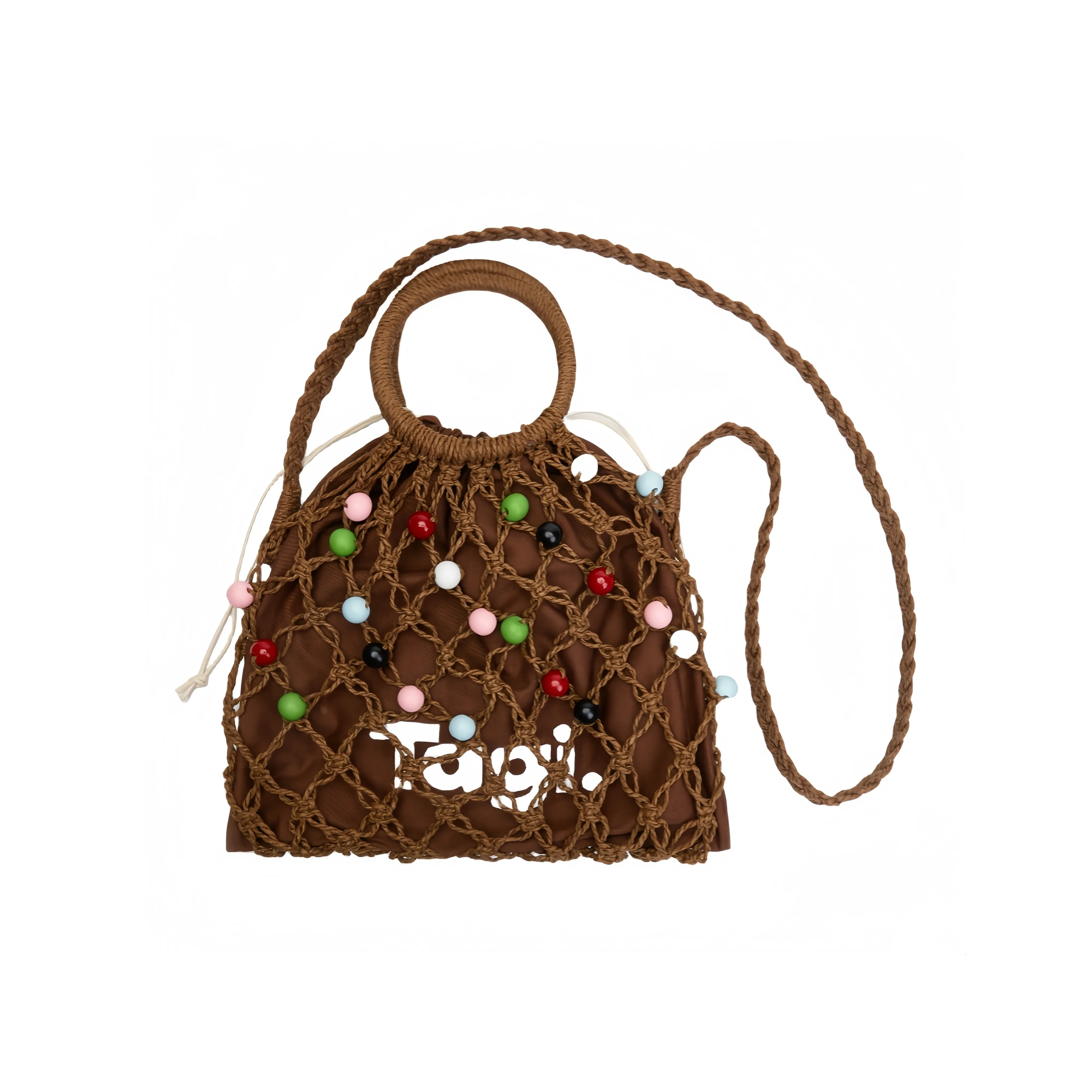 Tagi. Canvas Bag, Handbag, Crossbody Bag Trumpets Unisex Brown
