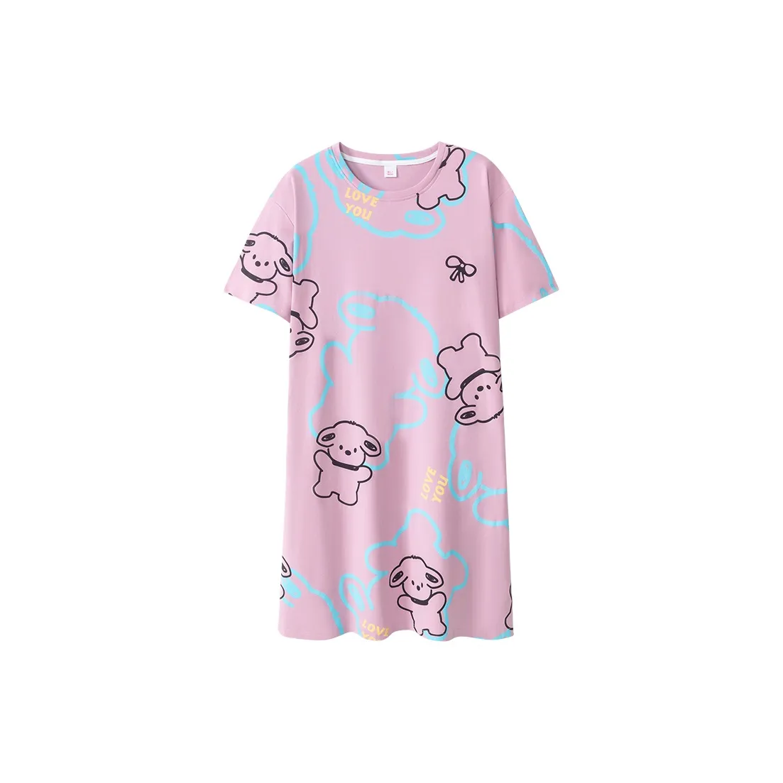 Huggy Kissy Nightgown Women's Light Purple