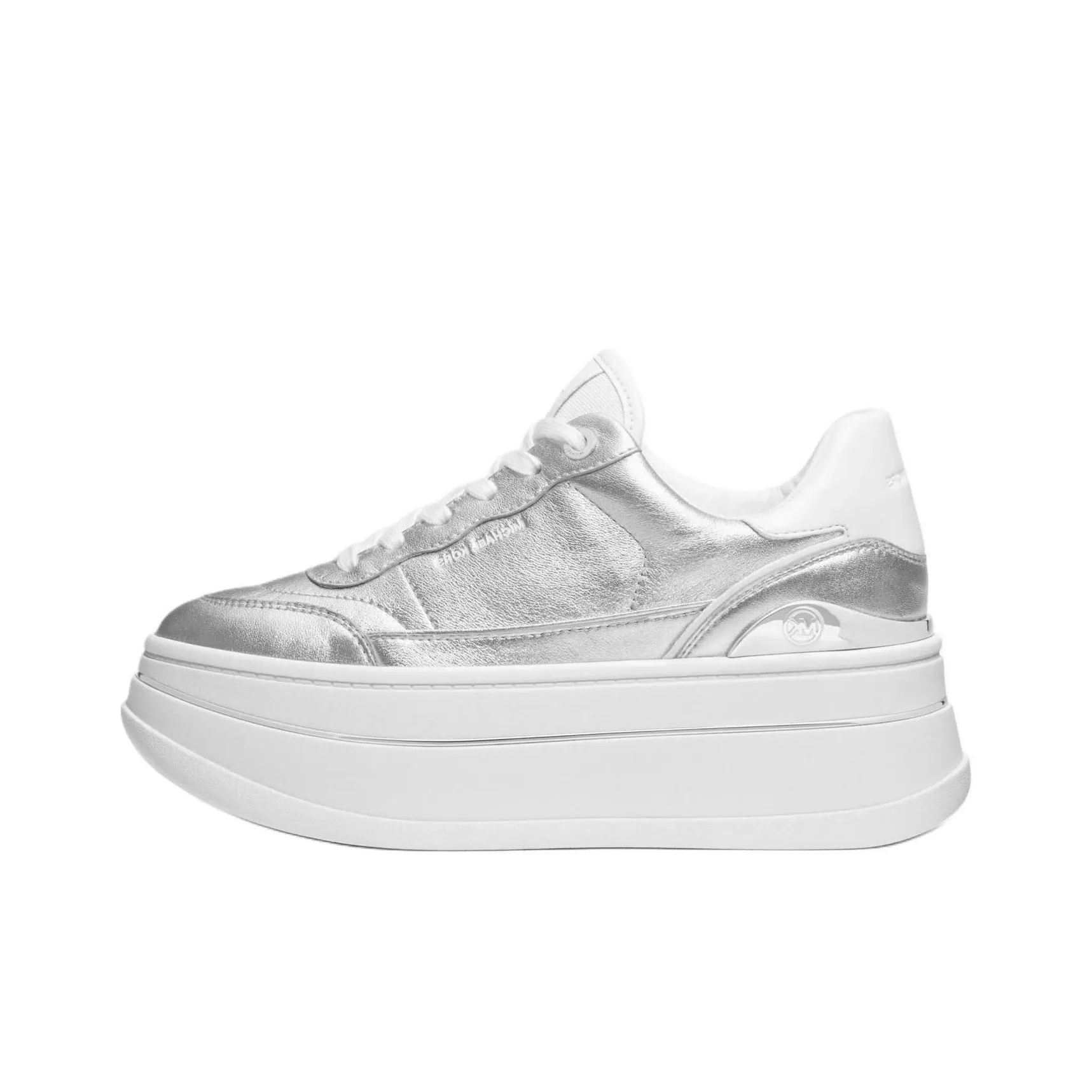 MICHAEL KORS Hayes Low Топ Скейтборд Кроссовки Серебряный