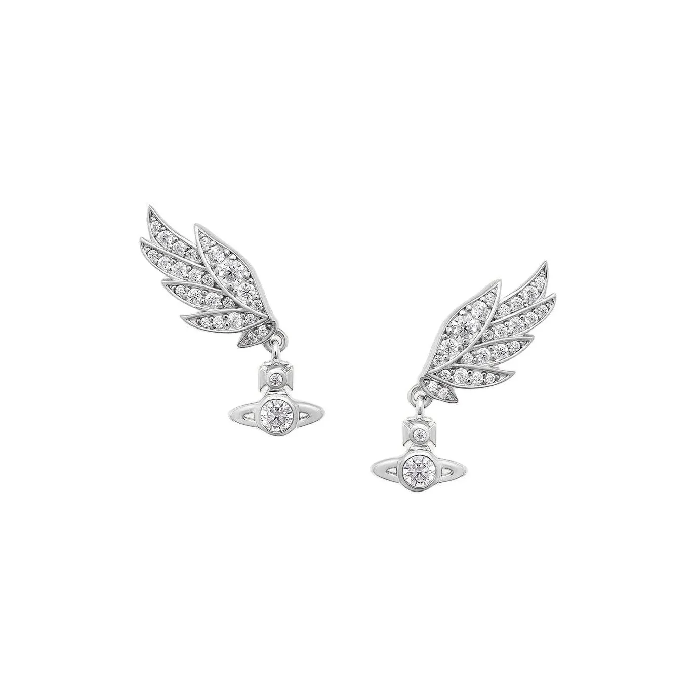 Vivienne Westwood Переработанные Серебряные Серьги-гвоздики Women's Silver