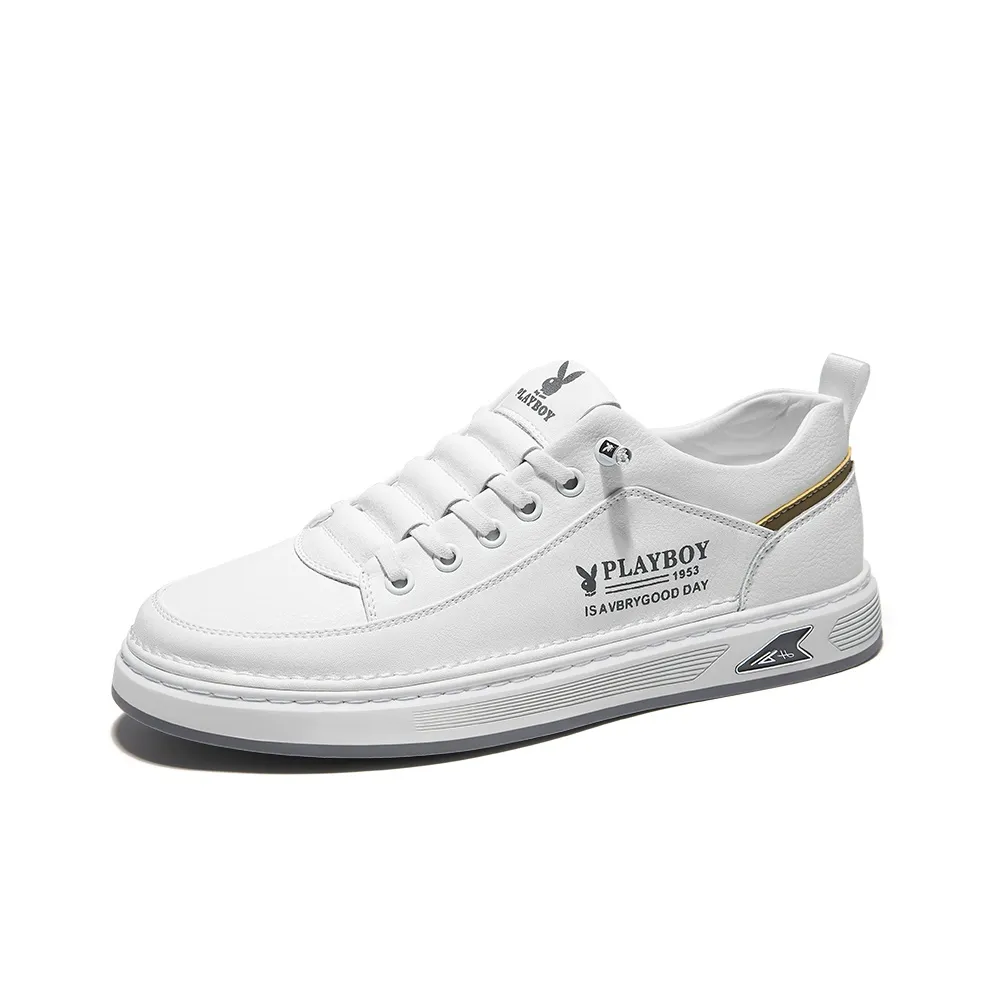 Playboy Playboy Wear-Resistant Water-Resistant Slip-Resistant Low-Top Skateboard Shoes Men's