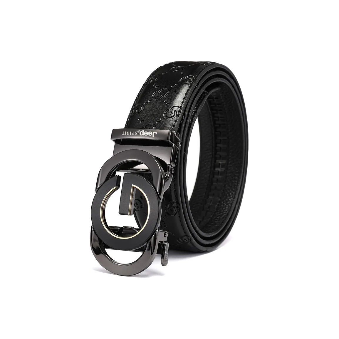 JEEP SPIRIT Натуральная кожа Классический тисненый узор Бизнес Автоматическая застежка Кожаные ремни Мужской