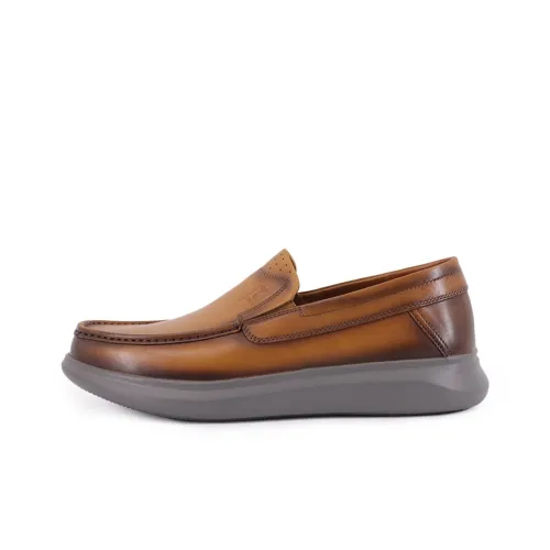 TRANOI Мужские повседневные туфли Low Top Светло-коричневый Мужские