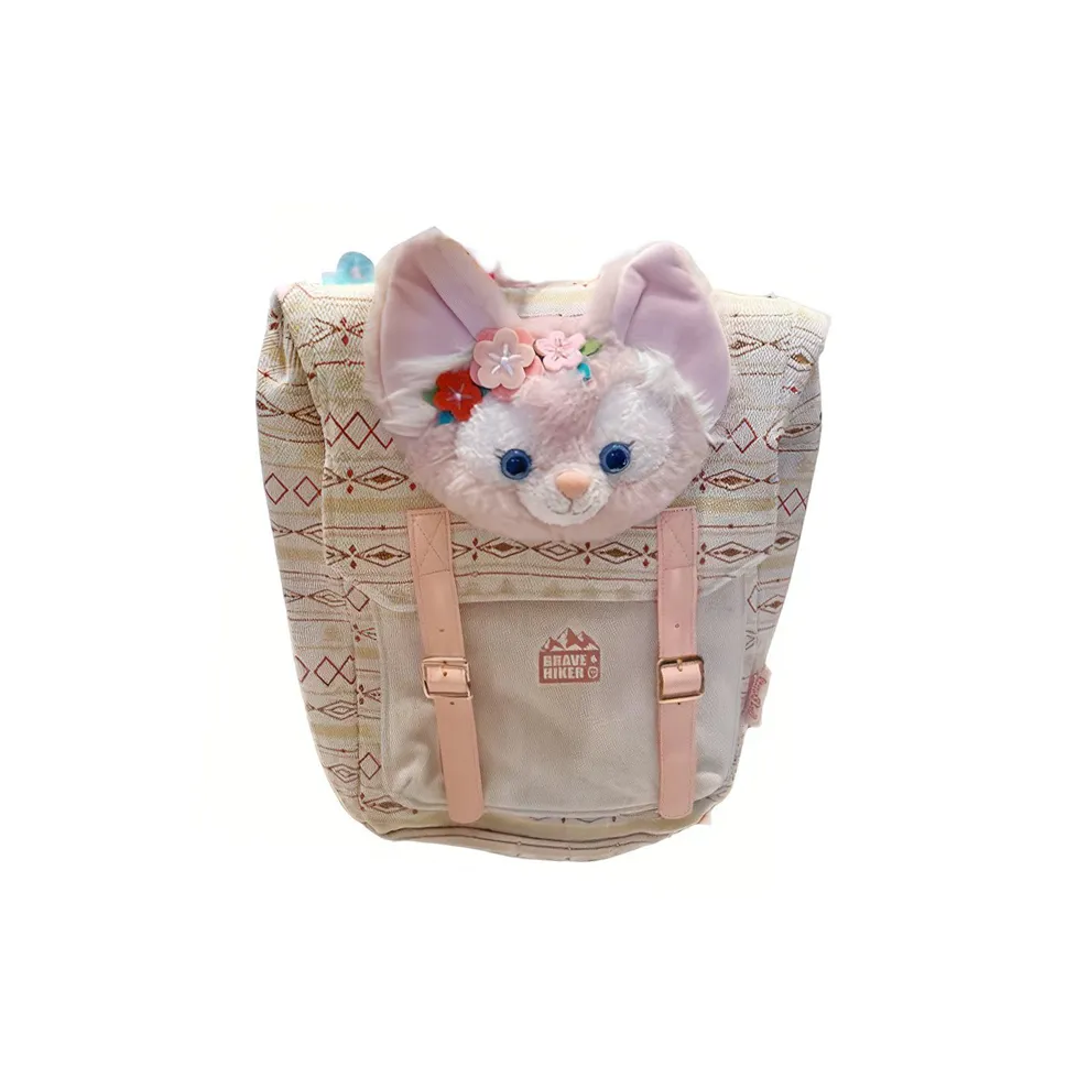 Disney Ткань Рюкзак Стандартный Женский Розовый и Желтый