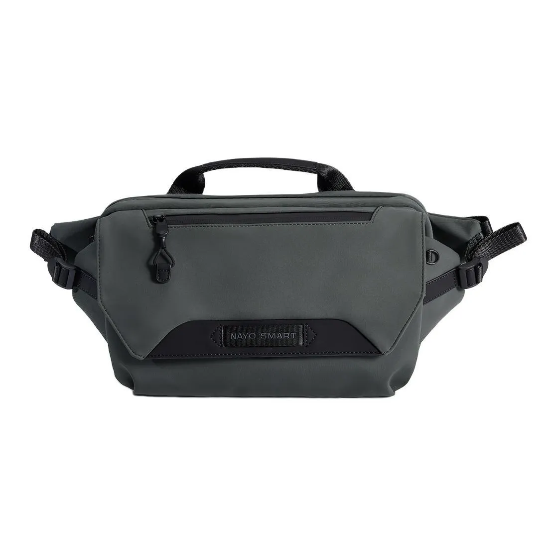 NAYO SMART Fabric Messenger Bag Backpack Shoulder Bag Crossbody Bag Regular Men's Gray Green/Black