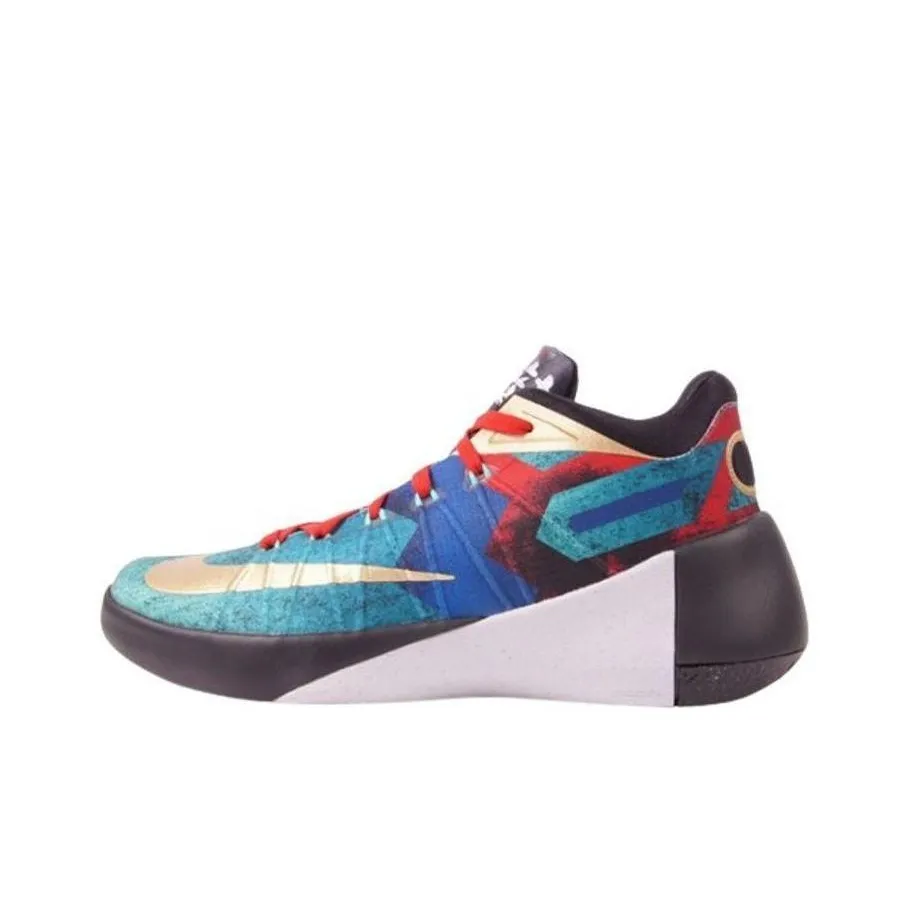 Nike Hyperdunk 2015 Low Non Нижняя юбка Легкий Низкий Топ Баскетбольные кроссовки Мужской Синий