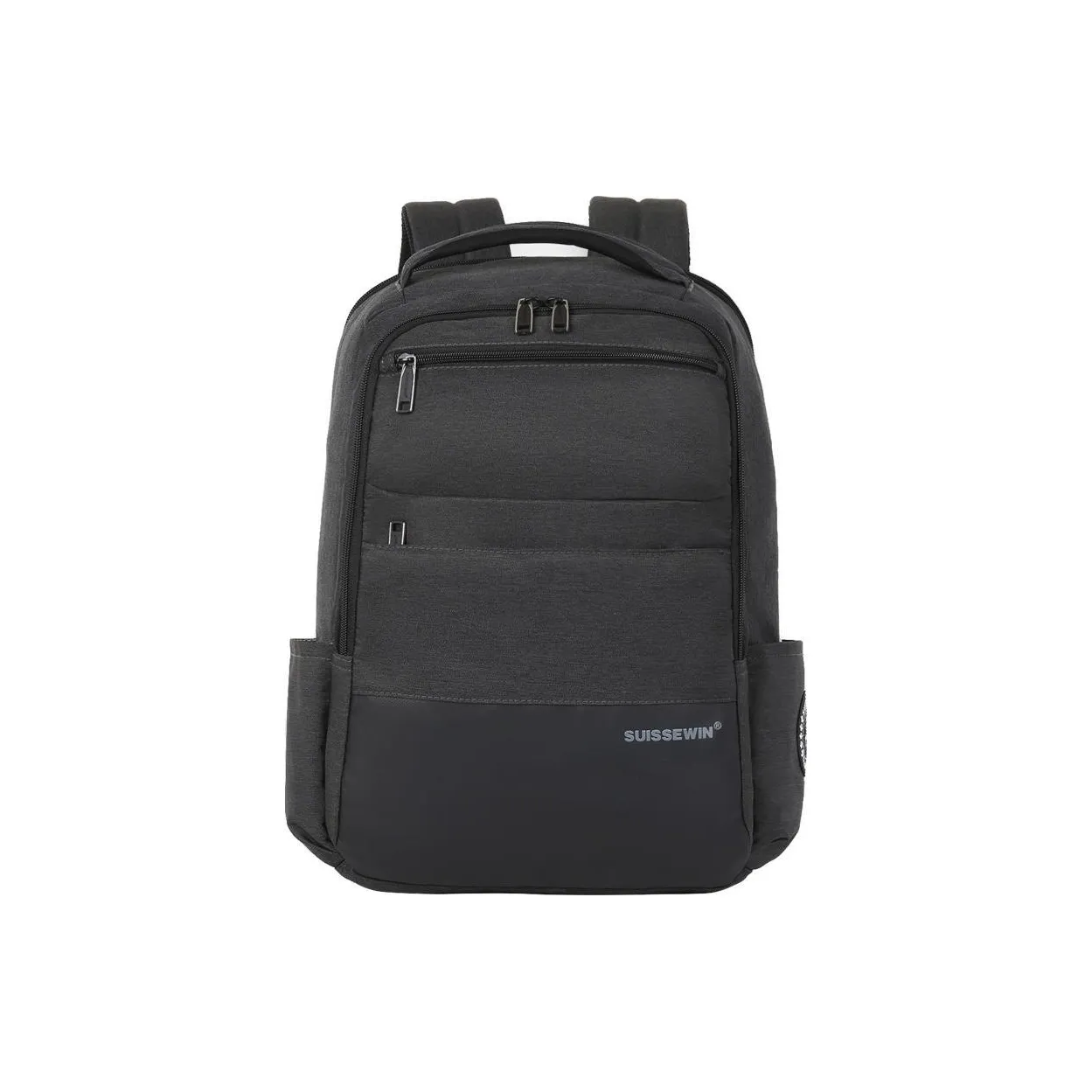 SUISSEWIN Полиэстер Рюкзак Унисекс Серый Черный