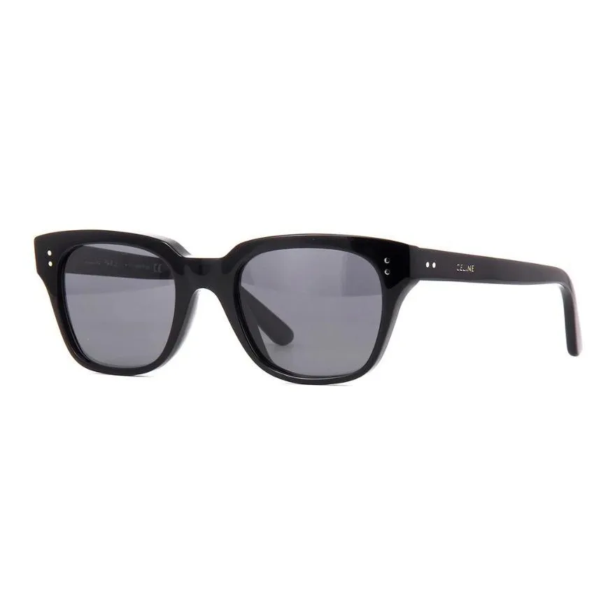 CELINE Acetate Square Sunglasses Women's Black