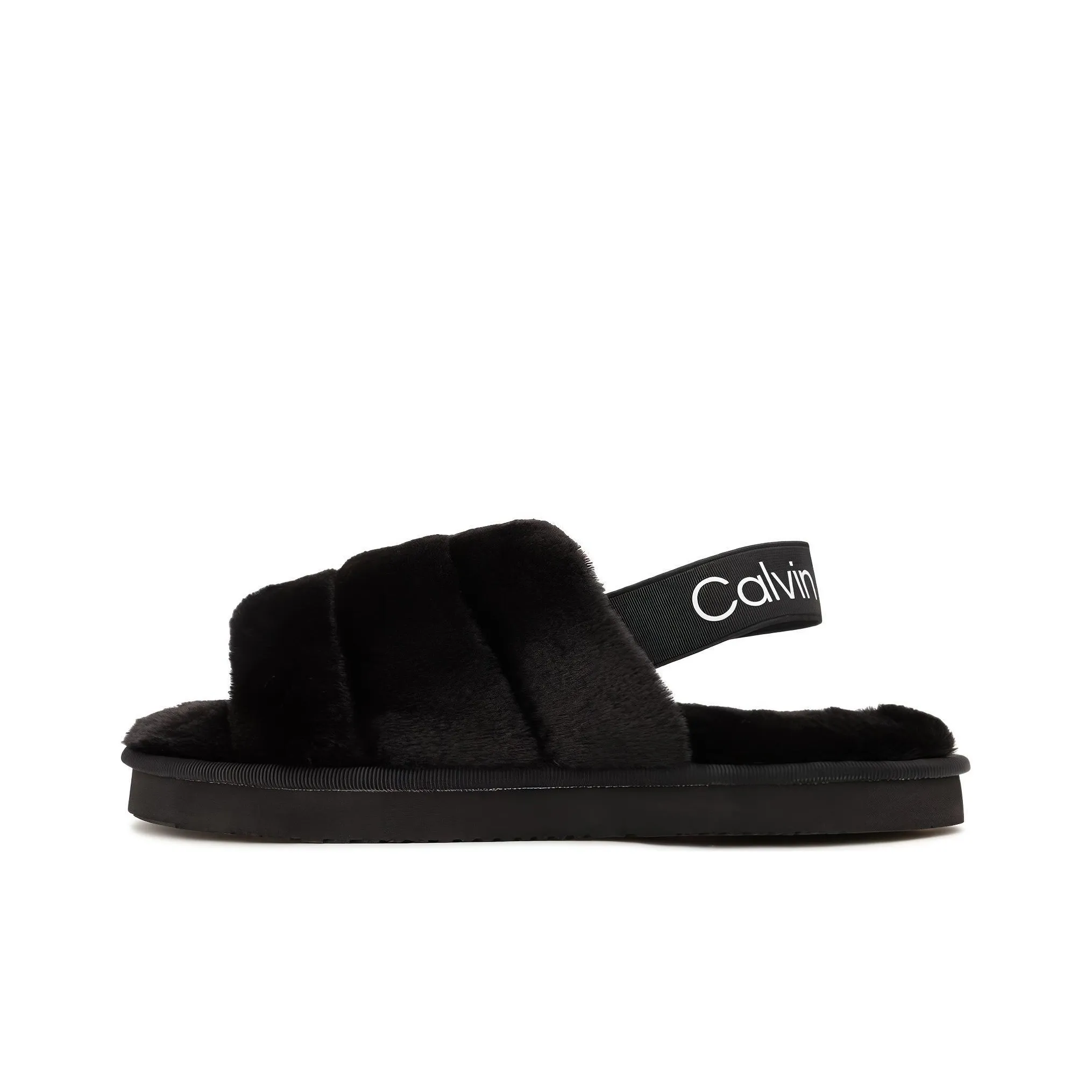 CKJ CALVIN KLEIN JEANS Slide Slippers Women's Black