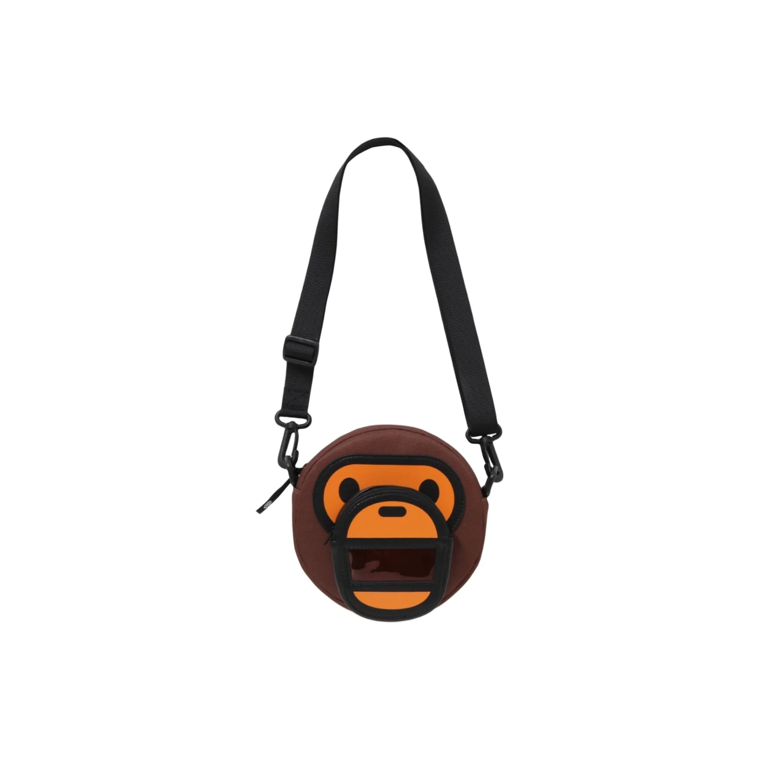 A BATHING APE Polyester Crossbody Bag, Shoulder Bag Men's Brown