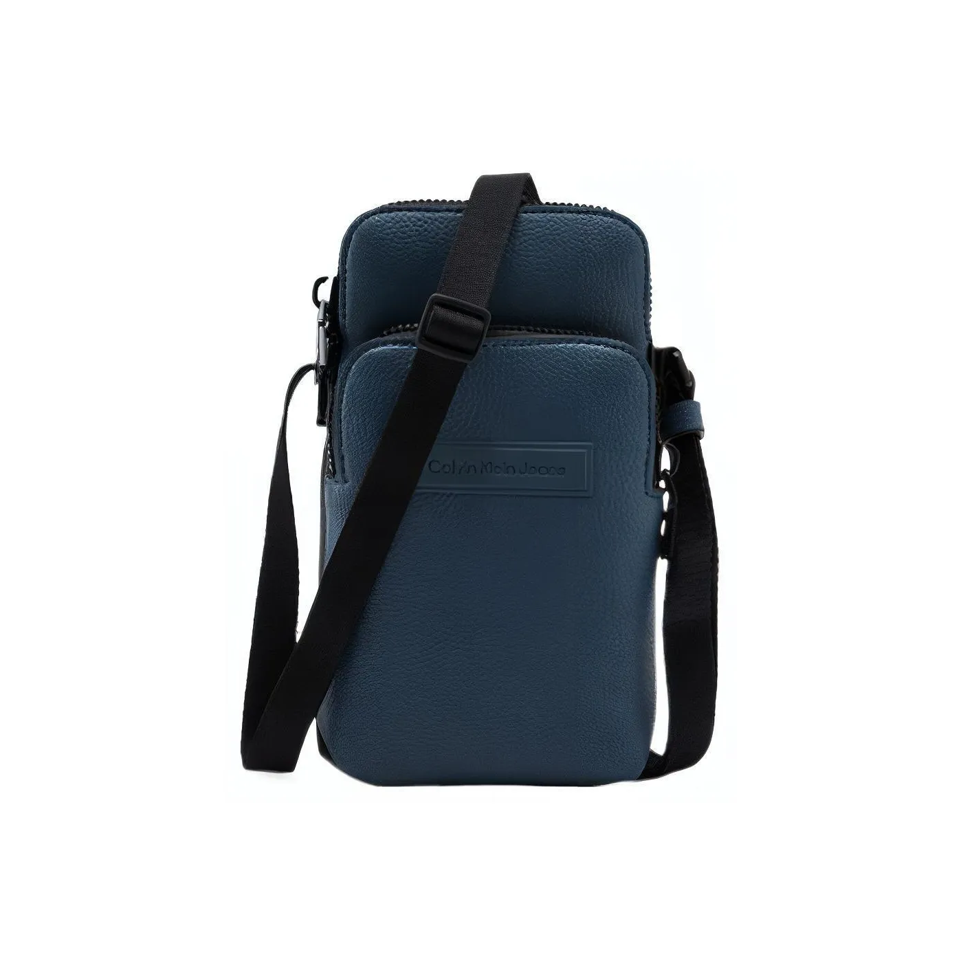 CALVIN KLEIN Polyurethane Shoulder Bag, Crossbody Bag Men's Blue