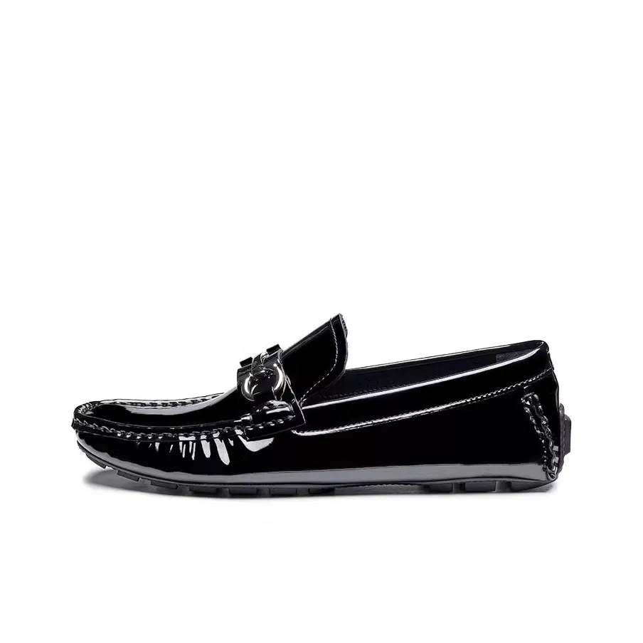 LEYGMENLG Gommino Loafers Men's Black