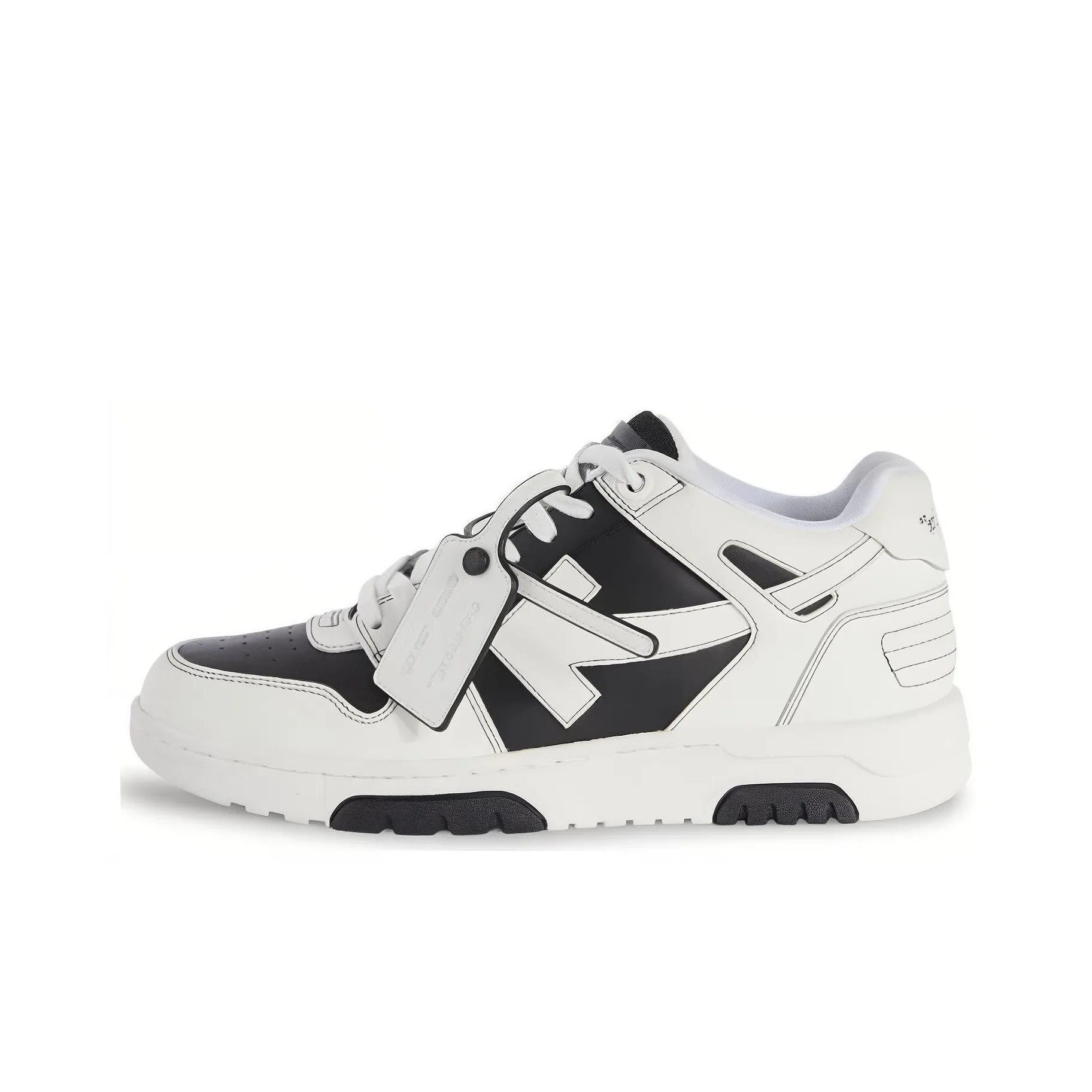 OFF WHITE Out Of Office Ooo Low Tops Black White