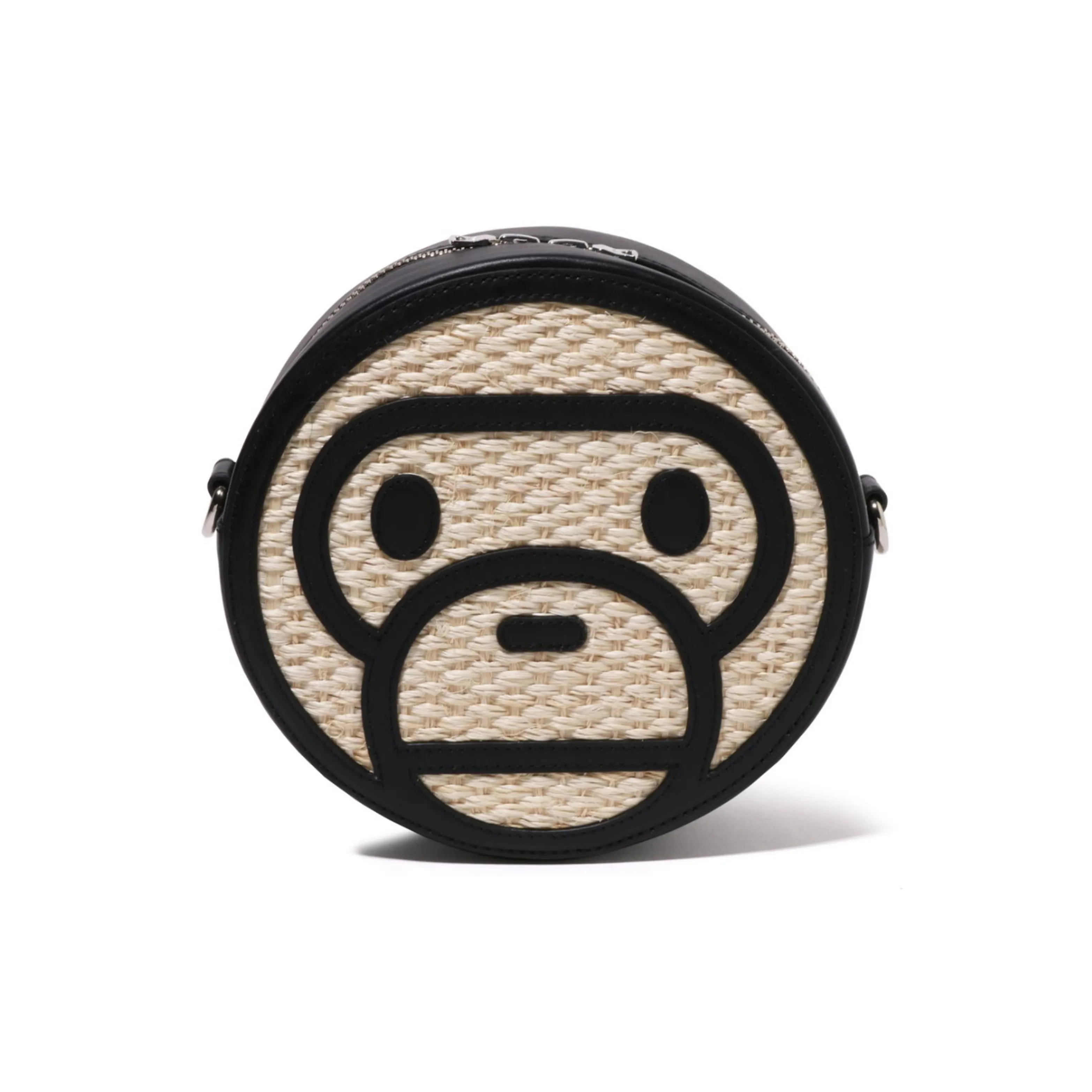 A BATHING APE Растительное волокно льняная ткань сумка через плечо сумка на плечо стандартная женская черная