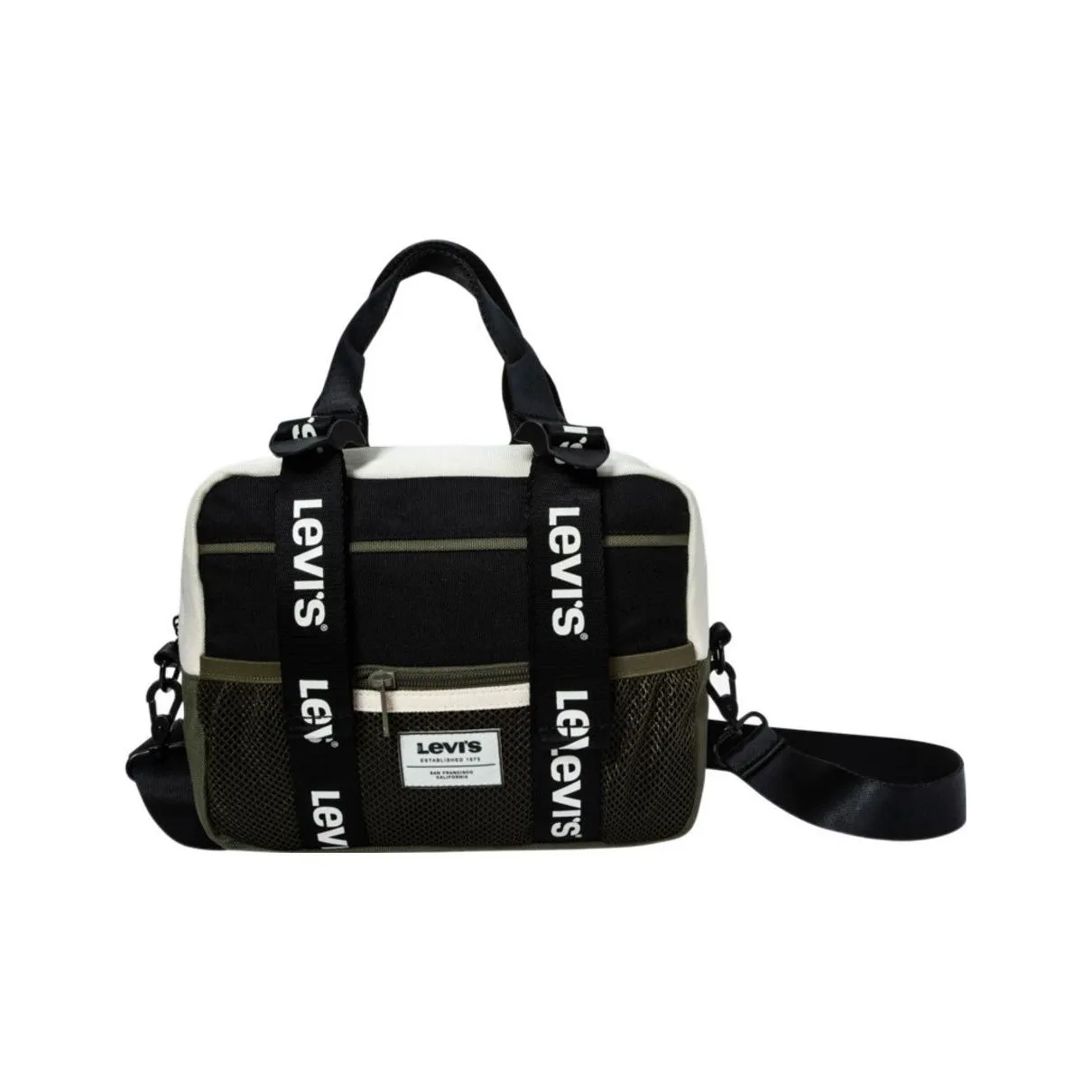 Levi's Polyester Handbag, Shoulder Bag, Crossbody Bag Regular Men's Olive Night