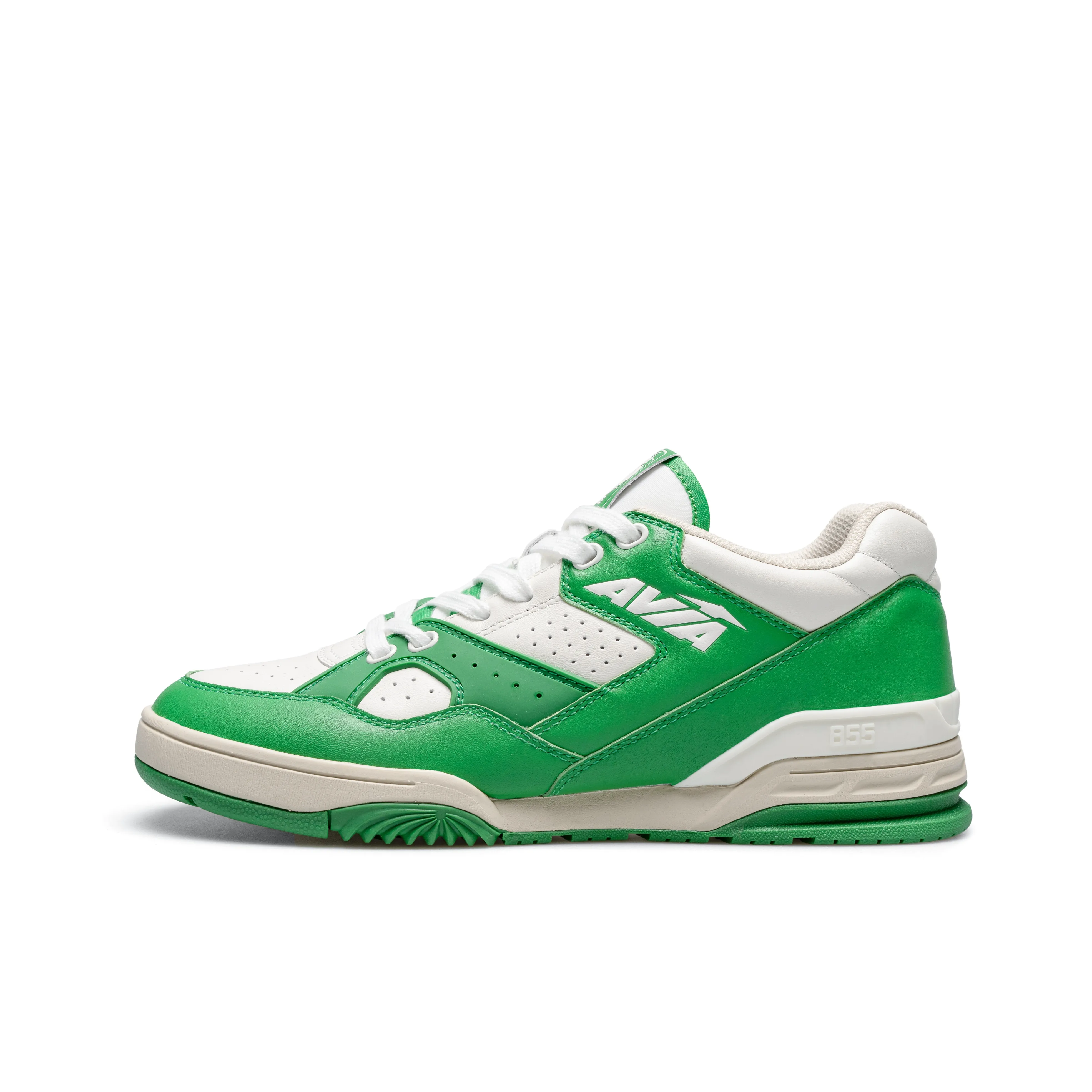 AVIA 855L Series Low-Top Lightweight Vintage Basketball Shoes Men's White Green