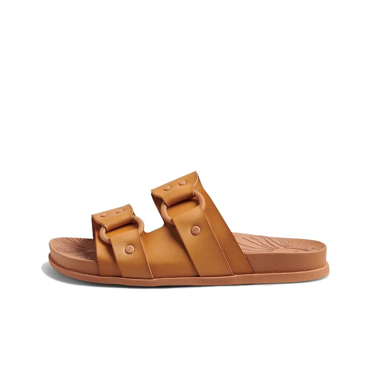 REEF Rubber Sole Slip Resistant Abrasion Resistant Slide Slippers Women's Brown