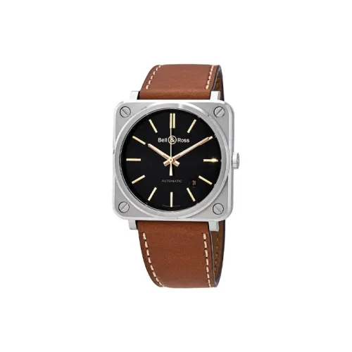 BELL & ROSS Автоматический Механический Часы Мужские Movement 39 мм Черные