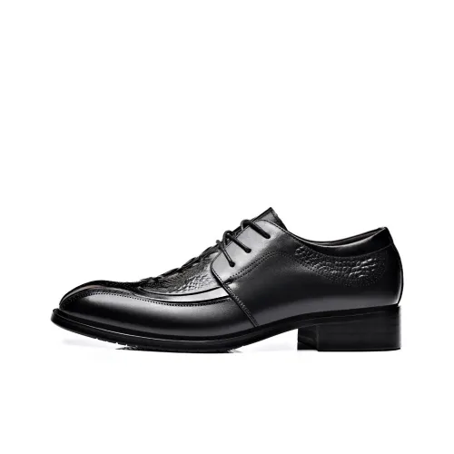 Help Мужские повседневные туфли Low Top Черные для мужчин