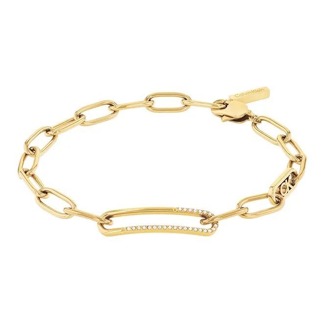 Calvin Klein Браслет из нержавеющей стали и золота женский