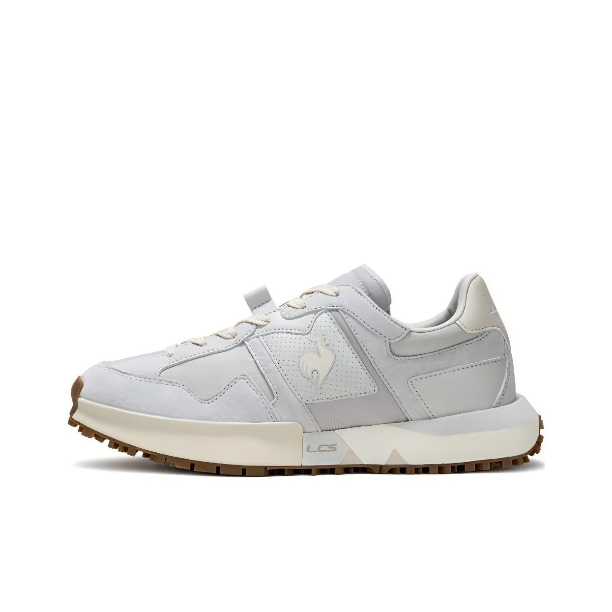 Le coq sportif Устойчивый к истиранию Низкий топ Casual Женский Серый Белый