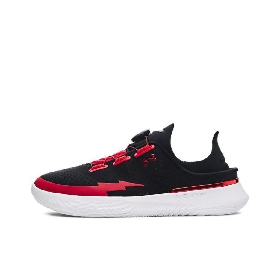 Under Armour SlipSpeed Trainer Shock Absorbers Slip-Resistant Low-Top Training Shoes Unisex Black Red Under Armour SlipSpeed Trainer Shock Absorbers Низкие кроссовки для тренировок с противоскользящим эффектом унисекс черный красный