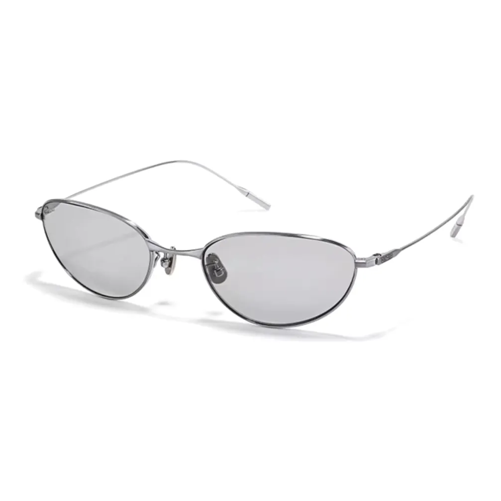 Fakeme β-титан OVAL SUNGLASSES Женские Серебряные