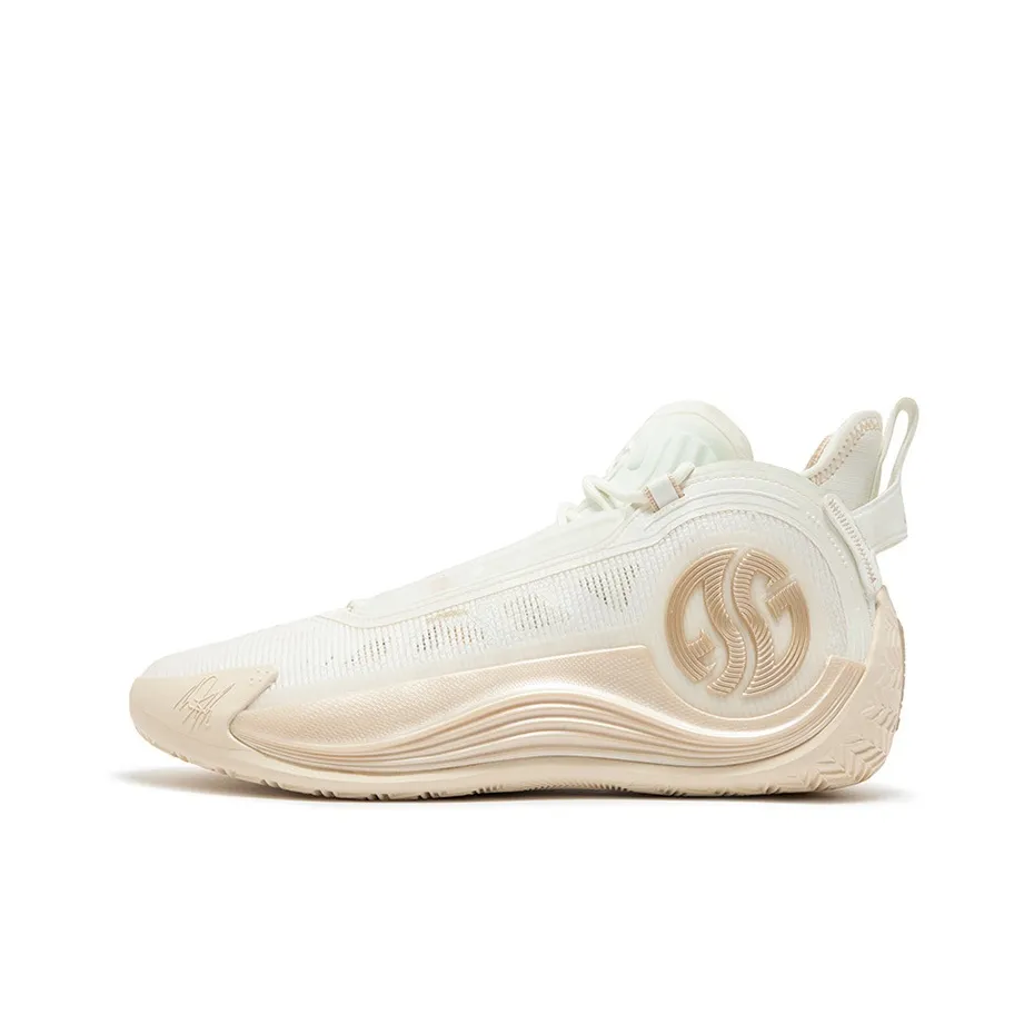 361° AG 4 SOAR Basketball Shoes Men's Mid top Champagne Gold