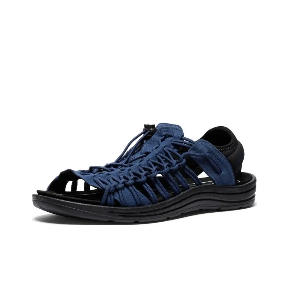KEEN UNEEK 2 Abrasion Resistant River Trekking Shoes Men's Dark Blue Black