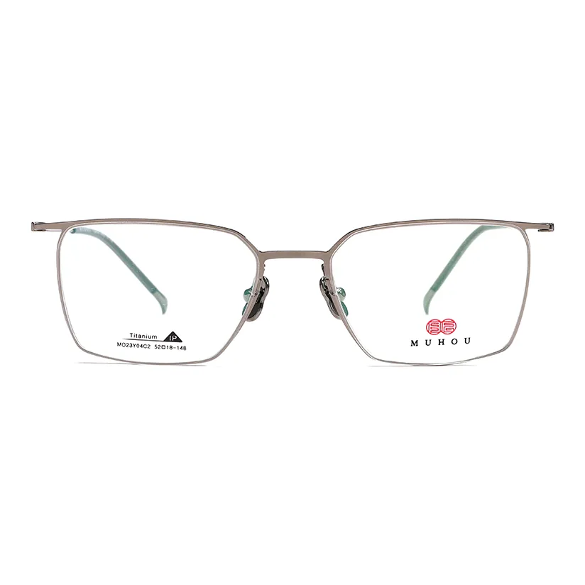 MuHou β-титан Квадратные Оправы для очков Унисекс