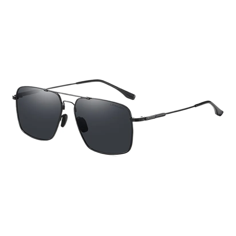 Thunder Pailong Memory Titanium Aviator Sunglasses Men's
