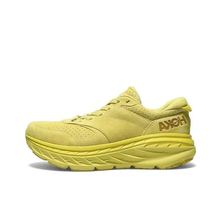 HOKA ONE ONE Bondi L Suede Celery Lima Bean All Gender
