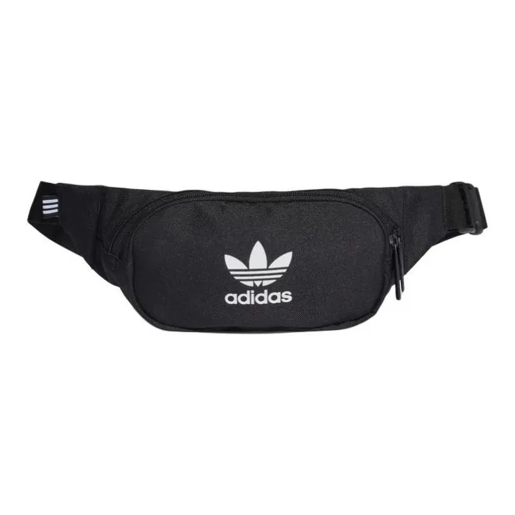Adidas Originals Polyester Crossbody Bag, Sling Bag, Fanny Pack Unisex Pure Black