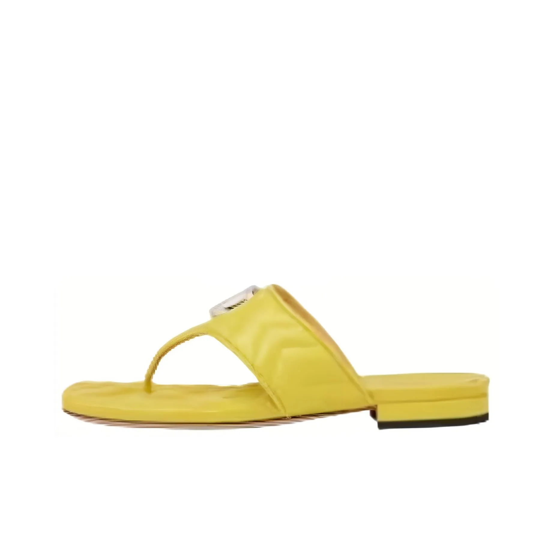 GUCCI Flip Flops Women's Yellow