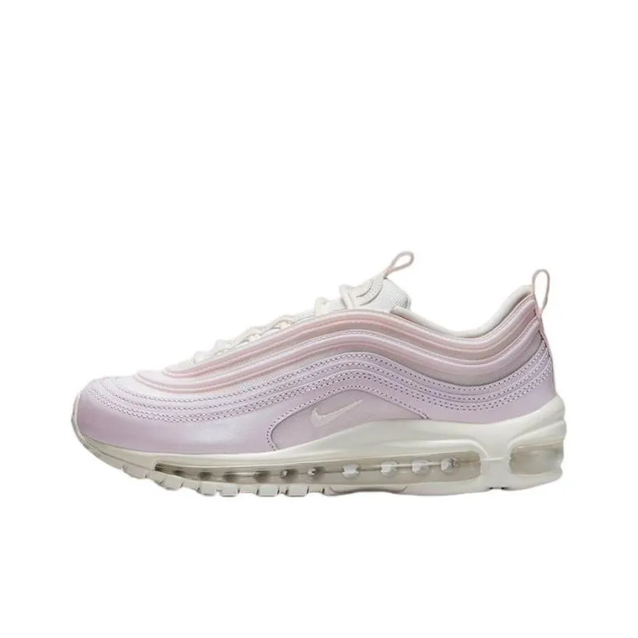 Nike Air Max 97 Устойчивый к истиранию Низкий Топ Casual Женский Розовый Белый