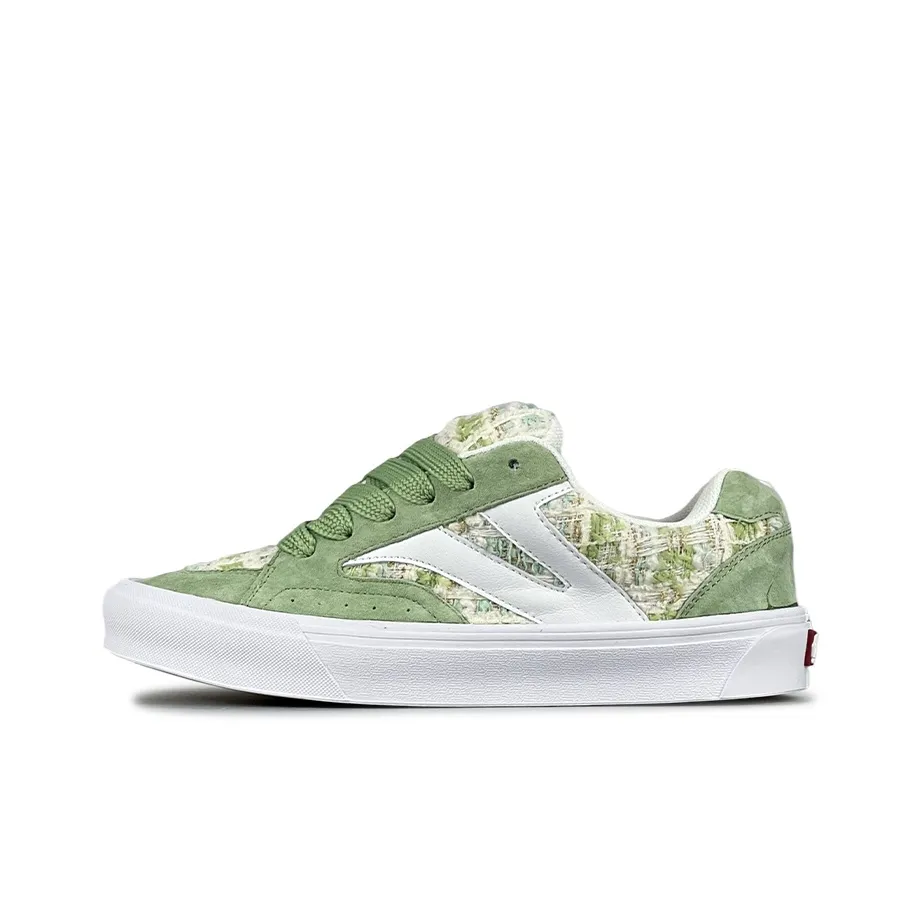 VFDF CHANEL Inspired Пухлые туфли устойчивые к истиранию низ с защитой низкие кеды для скейтбординга женские цвет матча зеленый