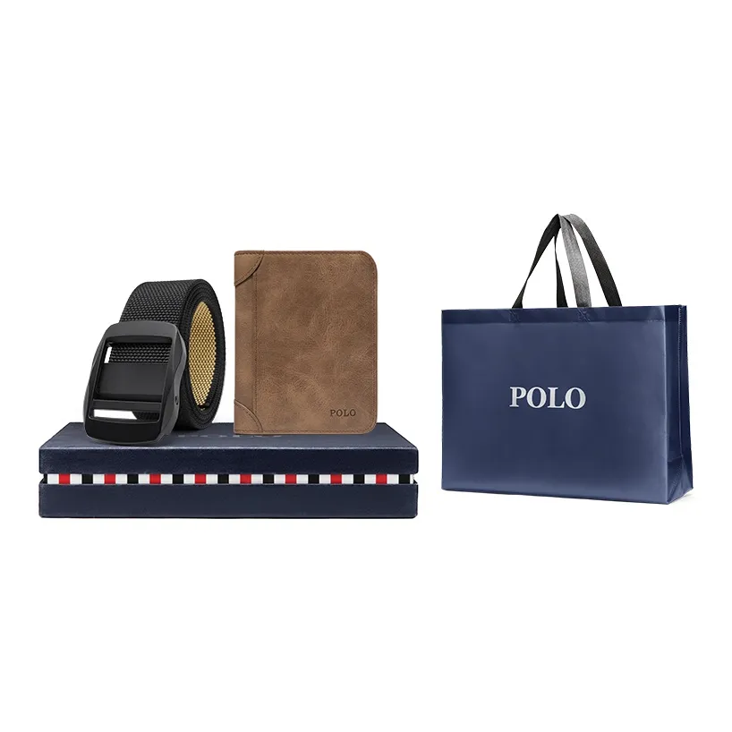 POLO Fabric Belt Men's Multicolor 3.8cm