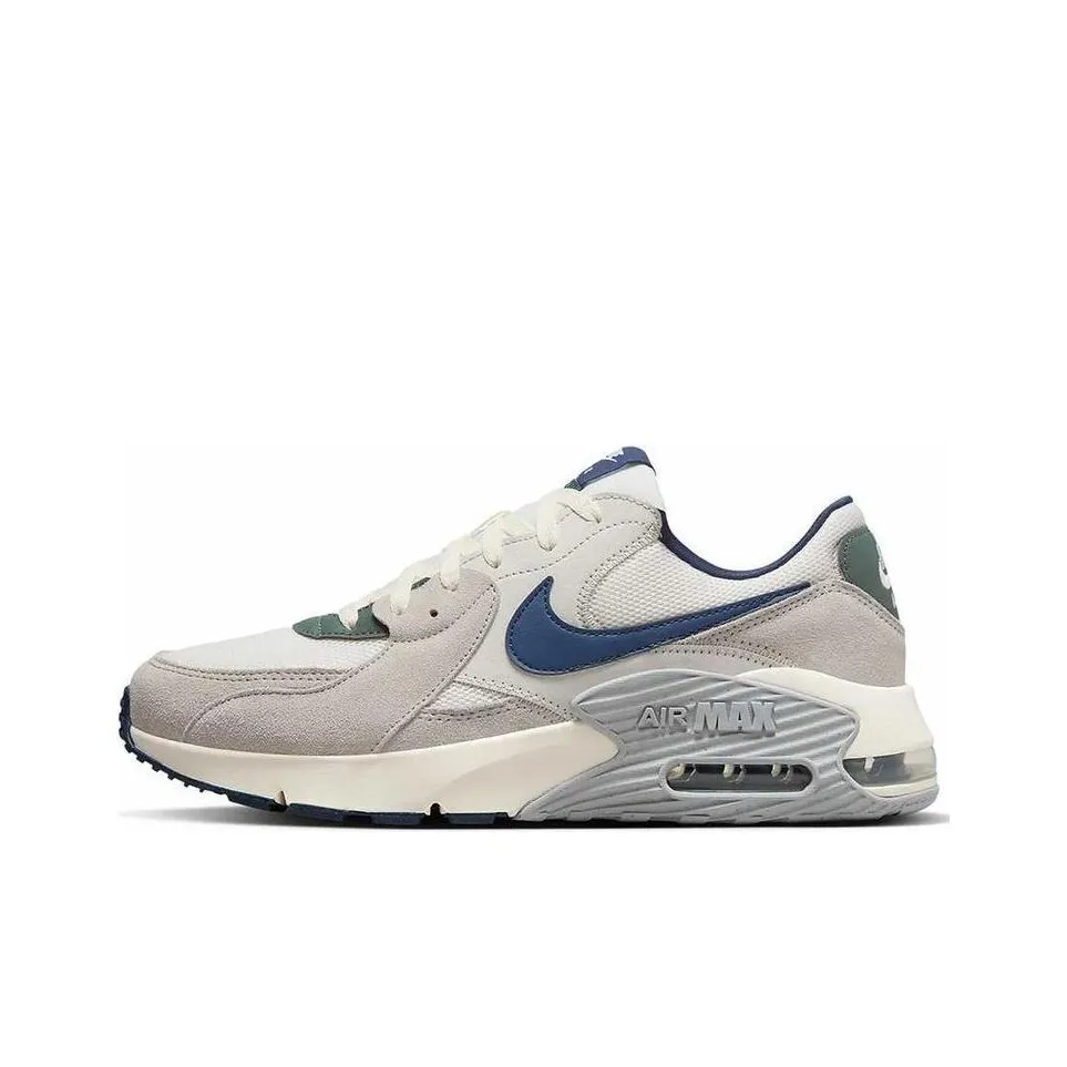 Nike Air Max Excee Износостойкий и Легкий Низкий Топ Casual Мужской Белый