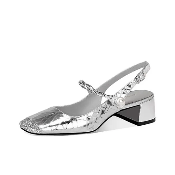 JESSICA SOPHIA Грубый каблук Туфли Мэри Джейн Женские