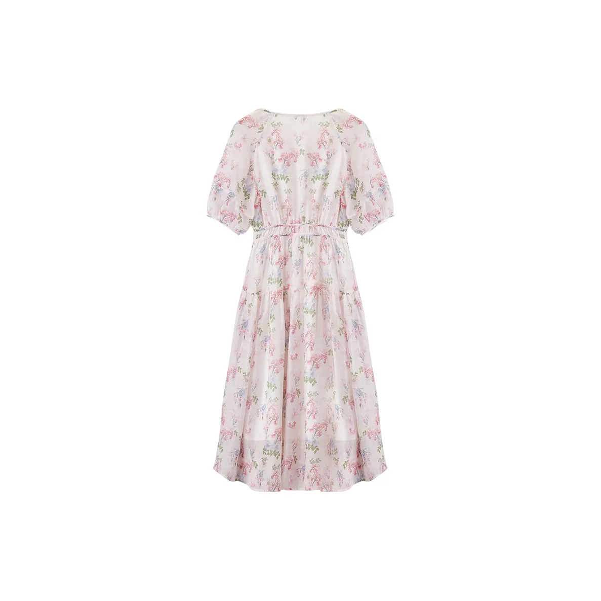 XIANGYING Короткий рукав Платье Женское Розовое