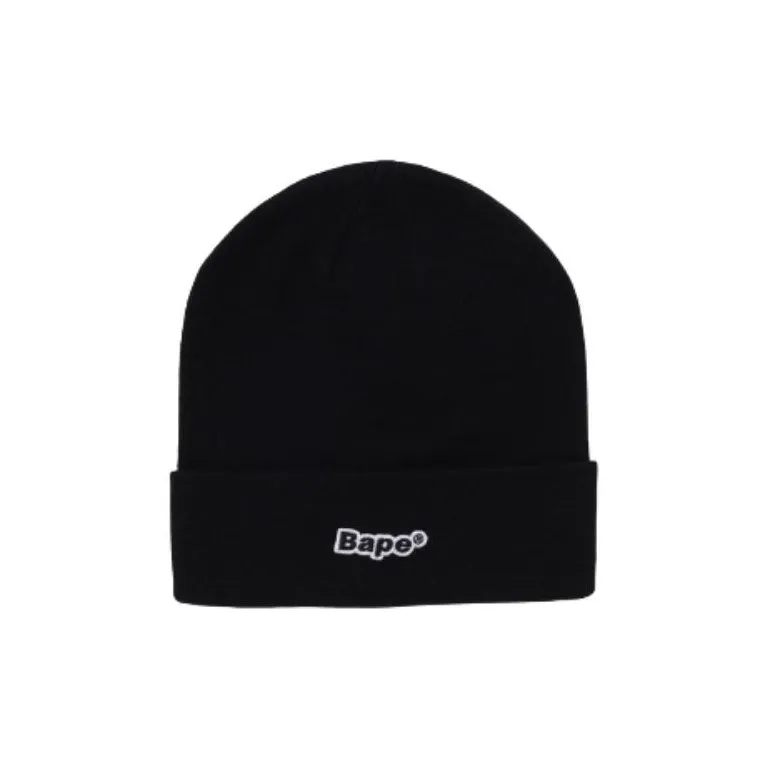 A BATHING APE Bape patch Knitted Beanie