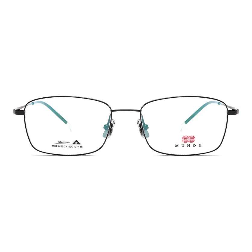 MuHou β-титан Квадратные Оправы для очков Унисекс