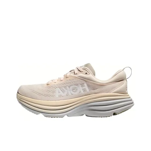HOKA ONE ONE Bondi 8 Беговые кроссовки Низкие Экрю Мужские