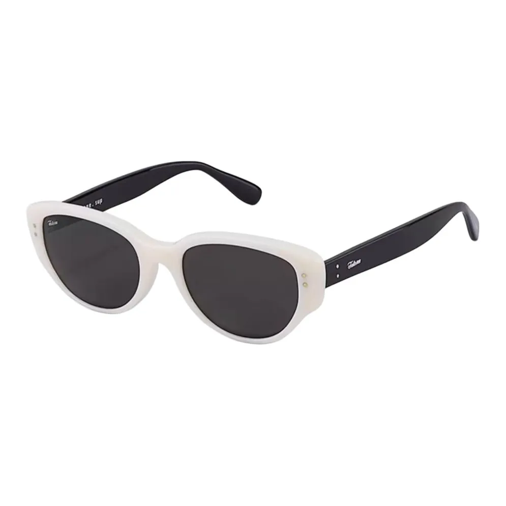 Fakeme Пластиковая оправа Кошачий глаз Солнцезащитные очки Женские Белые