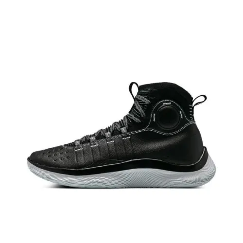 Under Armour Curry 4 Баскетбольные кроссовки Высокие Топы Черно-белая панда Мужские