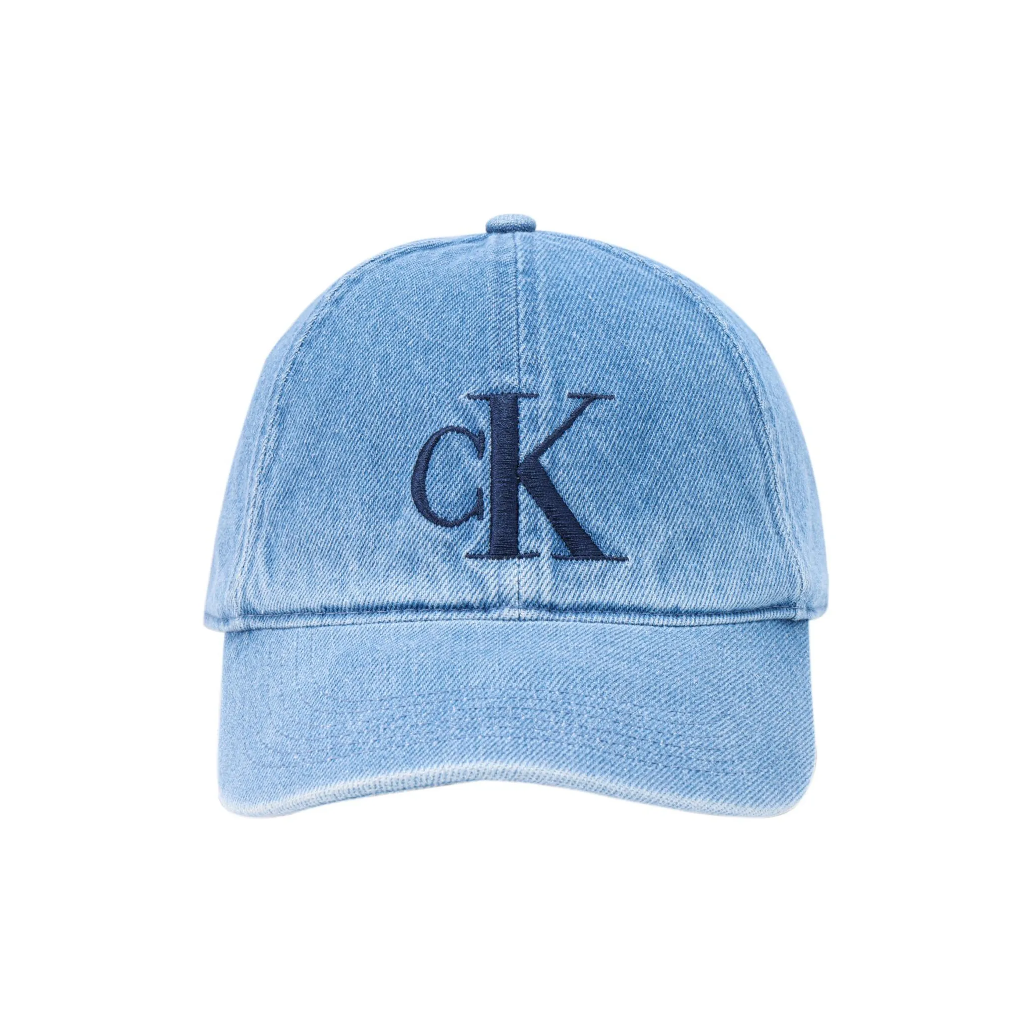 CALVIN KLEIN Cotton Baseball Caps Unisex Blue
